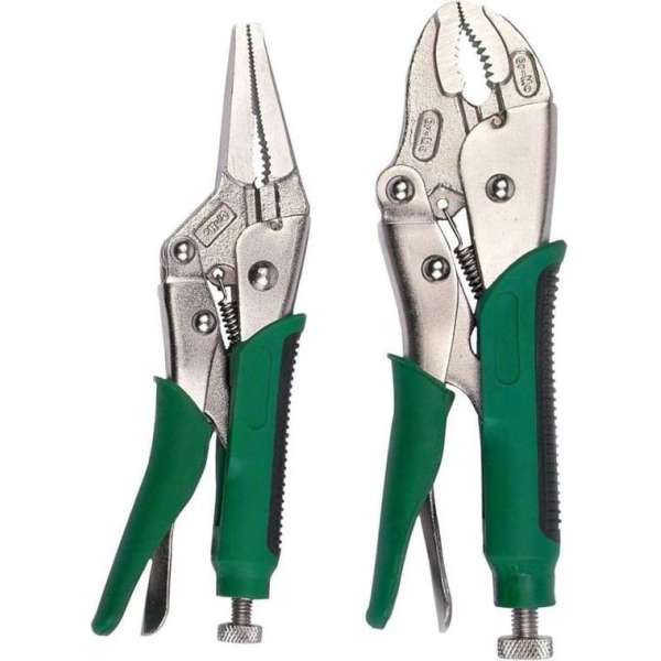 Mannesmann griptangenset - 2-delig - Green Line - Molybdeen staal Mannesmann griptangenset - 2-delig - Green Line - Molybdeen staal