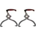 vidaXL Handpaktang met TPR handvat (2 stuks)