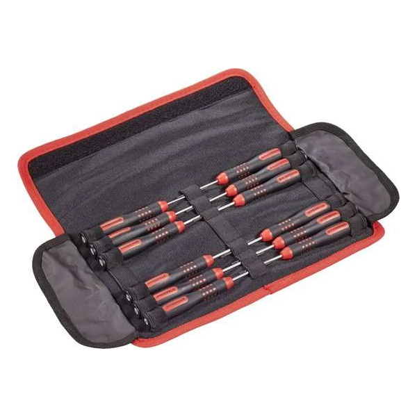 TOOLCRAFT Elektronisch en fijnmechanisch Schroevendraaierset 12-delig Plat, Kruiskop Phillips, T-profiel TOOLCRAFT Elektronisch en fijnmechanisch Schroevendraaierset 12-delig Plat, Kruiskop Phillips, T-profiel