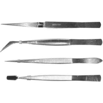 Skandia Set A 4 Pincetten RVS