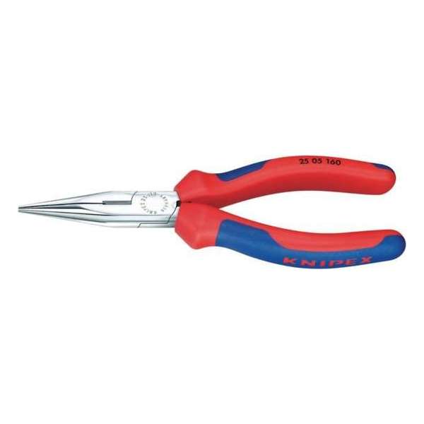 Knipex Radiotang recht inclusief zijsnijder 160mm type 2505-160 Knipex Radiotang recht inclusief zijsnijder 160mm type 2505-160