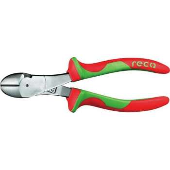 Reca Zijkniptang kracht VDE 180 mm - 2K 1000 volt geschikt snijcapaciteit 3,8 mm in medium draad