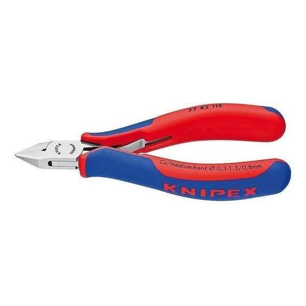 Knipex Zijsnijtang elektronica 130 mm - 7742130 Knipex Zijsnijtang elektronica 130 mm - 7742130