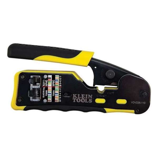 KLEIN TOOLS Pass-Thru Modulaire draadkrimptang KLEIN TOOLS Pass-Thru Modulaire draadkrimptang