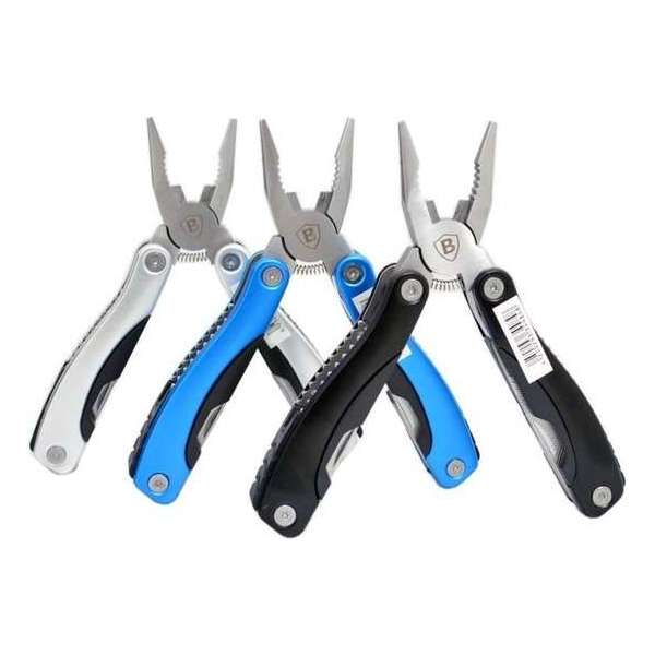 XL Camping en Outdoor Multitool - Klustang - Zakmes - RVS - 9 opties XL Camping en Outdoor Multitool - Klustang - Zakmes - RVS - 9 opties
