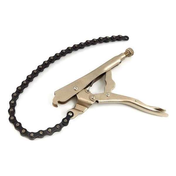 Professionele Oliefiltertang - Griptang met ketting Professionele Oliefiltertang - Griptang met ketting