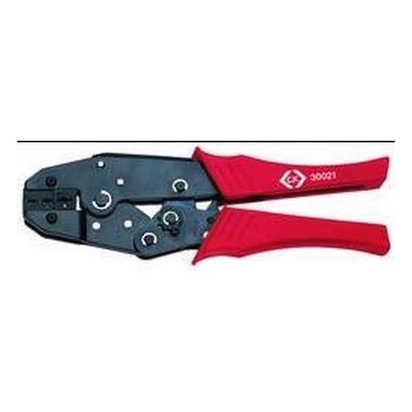 C.K. 430021 Krimptang Geïsoleerde kabelschoenen, Geïsoleerde kabelverbinders 0.5 tot 6 mm² C.K. 430021 Krimptang Geïsoleerde kabelschoenen, Geïsoleerde kabelverbinders 0.5 tot 6 mm²