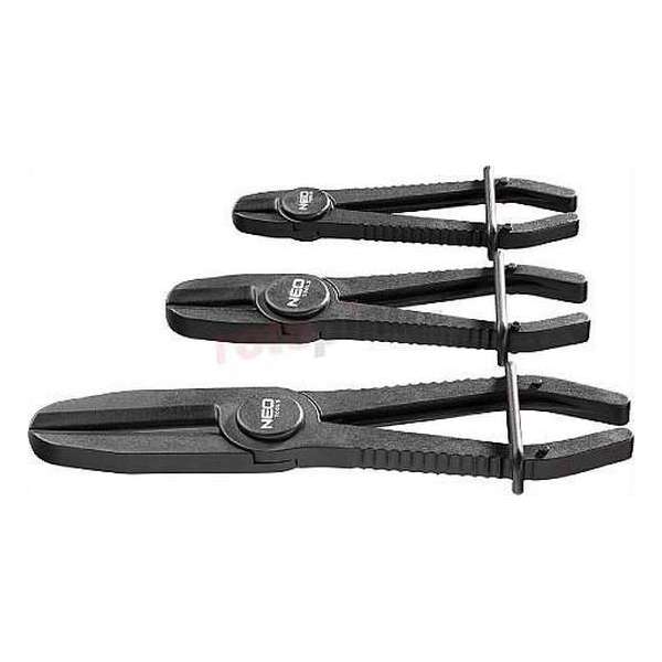 Klemtang Flexibele Leidingen - Kunststof Set van 3 - Zwart Neo-Tools 11-224 Klemtang Flexibele Leidingen - Kunststof Set van 3 - Zwart Neo-Tools 11-224