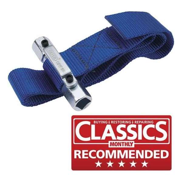 Draper Oliefilter bandsleutel 3/8"-1/2"-21mm - D56137 Draper Oliefilter bandsleutel 3/8"-1/2"-21mm - D56137