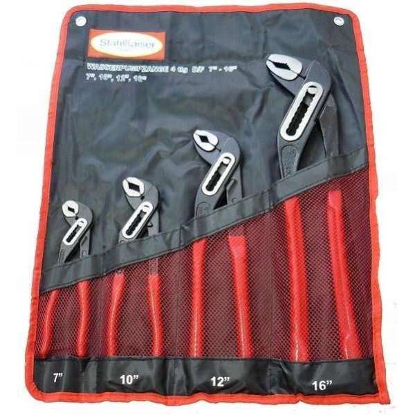 Waterpomptangen 4-delige set Waterpomptangen 4-delige set