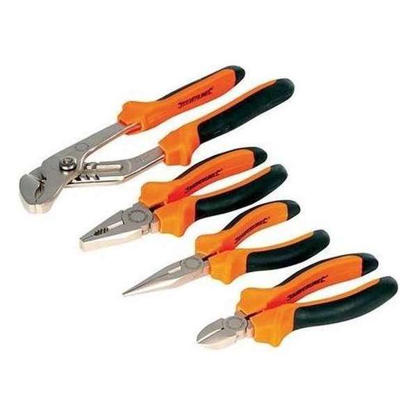Silverline Tangen Set- Expert - 150, 180, 250 mm. - 4 Delig Silverline Tangen Set- Expert - 150, 180, 250 mm. - 4 Delig