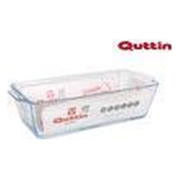 Rechthoekige glasbron 23x10cm 825cc qutin Rechthoekige glasbron 23x10cm 825cc qutin