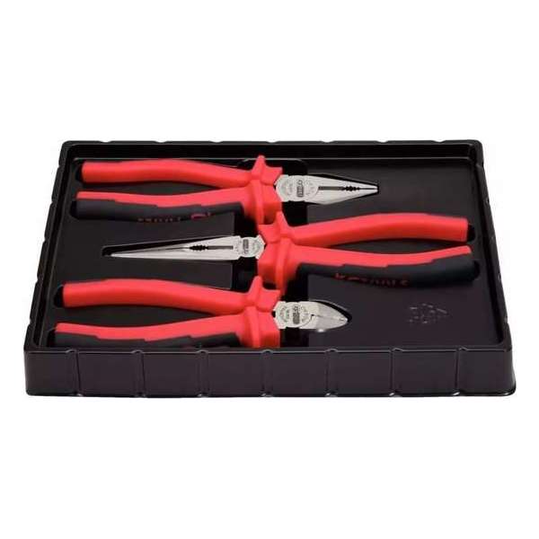 KS Tools ERGOTORQUE tangen set 160-200 mm 3-delig 115.1010 KS Tools ERGOTORQUE tangen set 160-200 mm 3-delig 115.1010