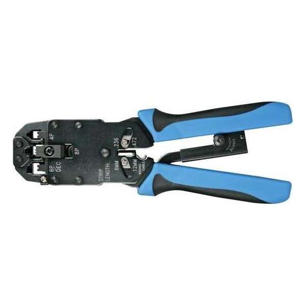 Professionele Krimptang Voor Modulaire Connectoren 4P4C (Rj10), 6P4C (Rj11), 8P8C (Rj45), Dec Professionele Krimptang Voor Modulaire Connectoren 4P4C (Rj10), 6P4C (Rj11), 8P8C (Rj45), Dec
