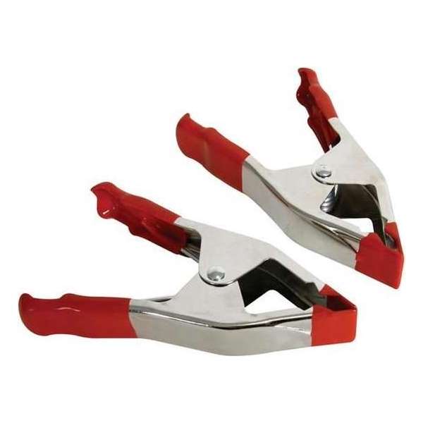 VEERKLEMMENSET - 6" - METAAL - 2 st. VEERKLEMMENSET - 6" - METAAL - 2 st.