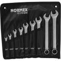 Steek- ringsleutelset (engels/ inch) 9 delig Normex 01-115-SAE