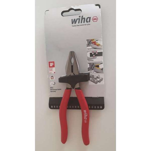 Wiha Combinatietang Classic met DynamicJoint® en OptiGrip met extra lang snijvlak 160 mm (WH27325) Wiha Combinatietang Classic met DynamicJoint® en OptiGrip met extra lang snijvlak 160 mm (WH27325)