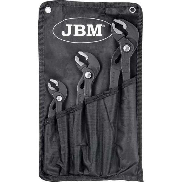 JBM Tools | Tangenset 3-Delig | Verstelbare Waterpomptang | JBM Tools | Tangenset 3-Delig | Verstelbare Waterpomptang |