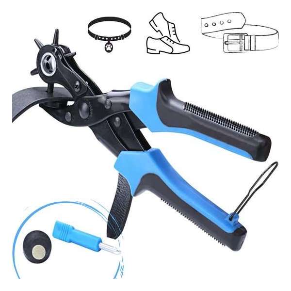 Gaatjestang voor riem | Gatentang | Extra sterk en scherp | Ergonomisch en duurzaam | Revolvertang | Gatenmaker | Ponstang Gaatjestang voor riem | Gatentang | Extra sterk en scherp | Ergonomisch en duurzaam | Revolvertang | Gatenmaker | Ponstang