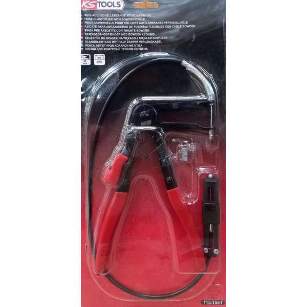 KS tools - slangklemtang met bowdenkabel - 650mm - model 115.1041 KS tools - slangklemtang met bowdenkabel - 650mm - model 115.1041
