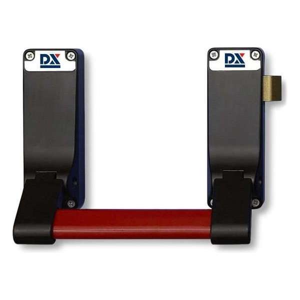 Anti-paniekstang 1-punts zijsluiting DX 296-serie rood-zwart Anti-paniekstang 1-punts zijsluiting DX 296-serie rood-zwart