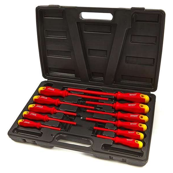 Silverline 11 Delige Geisoleerde Soft Grip Schroevendraaierset Silverline 11 Delige Geisoleerde Soft Grip Schroevendraaierset
