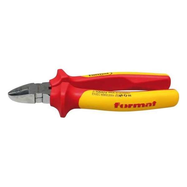 Afstrip-zijsnijtang 2-componenten greep VDE 160mm Afstrip-zijsnijtang 2-componenten greep VDE 160mm