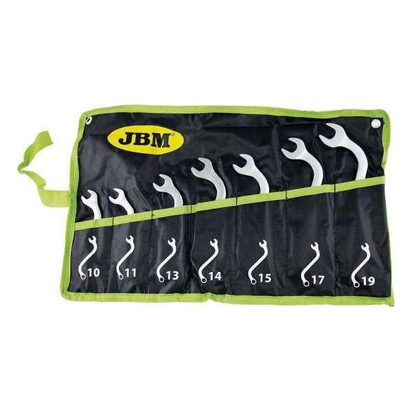 JBM Tools Combinatieseleutel set | S-vorm | 10 t/m 19 MM | 7-Delig JBM Tools Combinatieseleutel set | S-vorm | 10 t/m 19 MM | 7-Delig