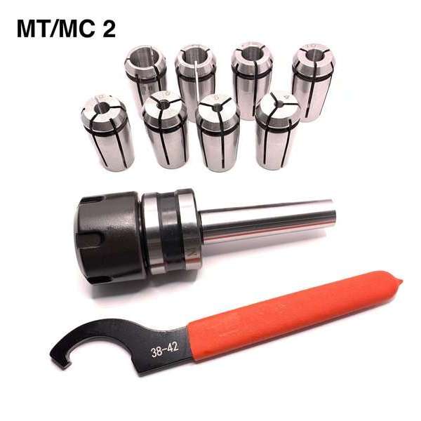 8-delige MC2 ER25 Tangensets - Spantangenset - Spantanghouderset met opbergkoffer 8-delige MC2 ER25 Tangensets - Spantangenset - Spantanghouderset met opbergkoffer