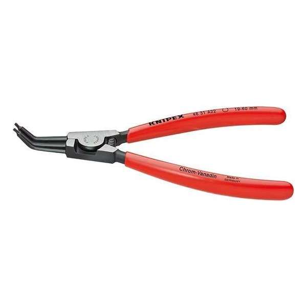 Knipex 46 31 A02 Precisie-borgveertang Geschikt voor borgringen Buitenringen 3-10 mm Puntvorm 45° gebogen Knipex 46 31 A02 Precisie-borgveertang Geschikt voor borgringen Buitenringen 3-10 mm Puntvorm 45° gebogen