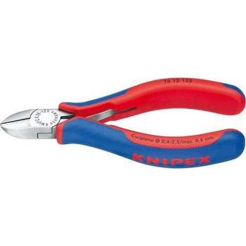 Knipex 76 12 125 Elektronica en fijnmechanica Zijkniptang Met facet 125 mm