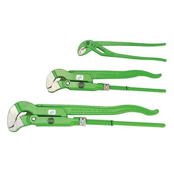 Reca Pijptangset S-bek 3dlg - gr 1 + 2 + waterpomptang Reca Pijptangset S-bek 3dlg - gr 1 + 2 + waterpomptang
