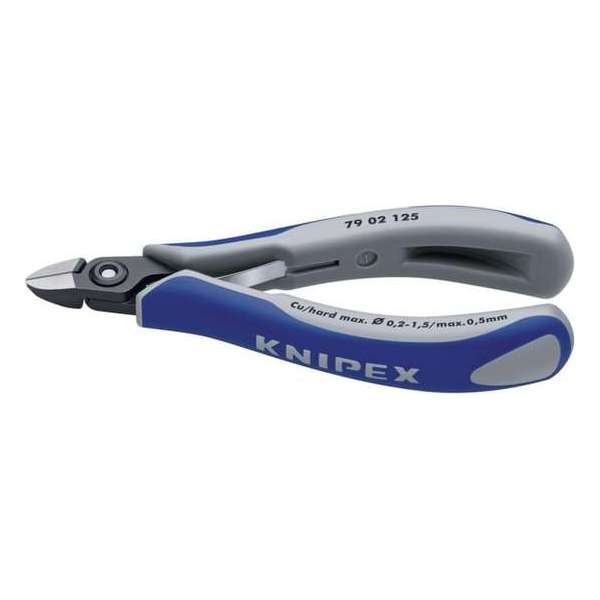 Knipex 79 02 125 Elektronica en fijnmechanica Zijkniptang Met facet 125 mm Knipex 79 02 125 Elektronica en fijnmechanica Zijkniptang Met facet 125 mm