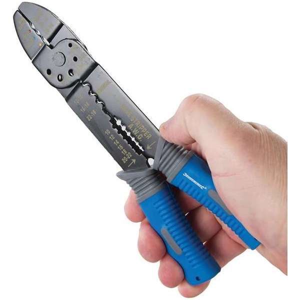 Silverline Krimptang Set - Krimpkous 0,75 t/m 6 mm² Tang 220 mm. - 271 Delig Silverline Krimptang Set - Krimpkous 0,75 t/m 6 mm² Tang 220 mm. - 271 Delig