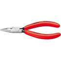 Knipex 37 31 125 Elektronica en fijnmechanica Platte rondbektang Recht 125 mm