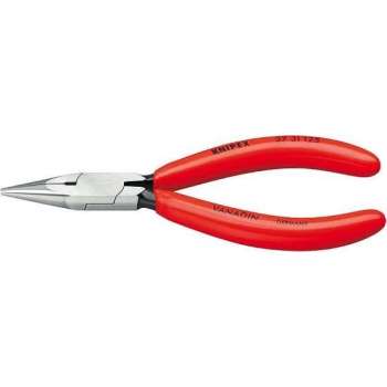 Knipex 37 31 125 Elektronica en fijnmechanica Platte rondbektang Recht 125 mm