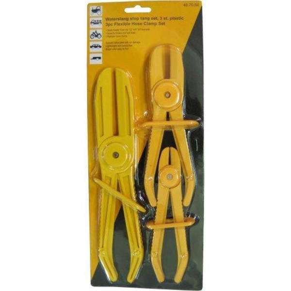 Waterslang stop tang set plastic Waterslang stop tang set plastic