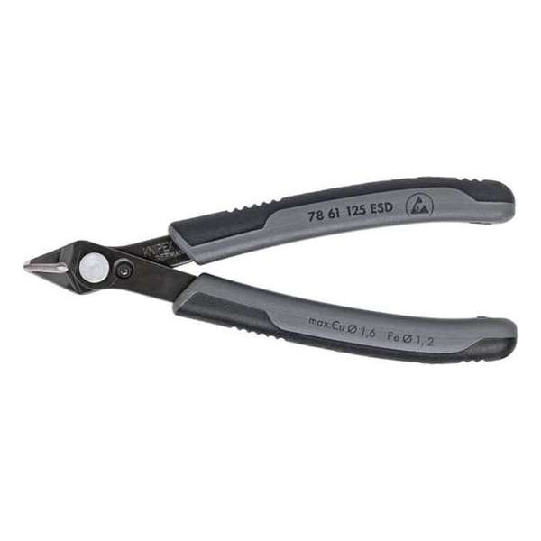 Knipex Super-Knips 78 61 125 ESD ESD Printtang Zonder facet 125 mm Knipex Super-Knips 78 61 125 ESD ESD Printtang Zonder facet 125 mm