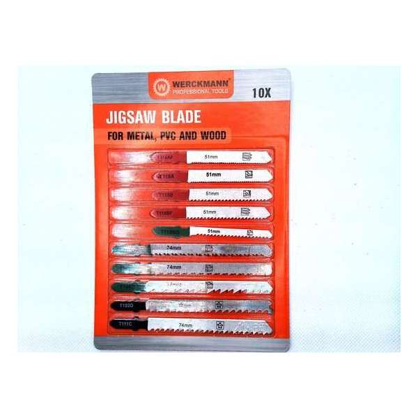 Decoupeerzagen 10x Wipzagen in 1blister voor metaal - PVC - Hout - Decoupeerzaagjes - zaagjes voor de Decoupeerzaag Decoupeerzagen 10x Wipzagen in 1blister voor metaal - PVC - Hout - Decoupeerzaagjes - zaagjes voor de Decoupeerzaag