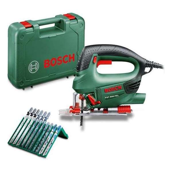 Bosch PST 800 PEL Decoupeerzaag - 530 Watt - Incl. Kunststof Koffer Bosch PST 800 PEL Decoupeerzaag - 530 Watt - Incl. Kunststof Koffer