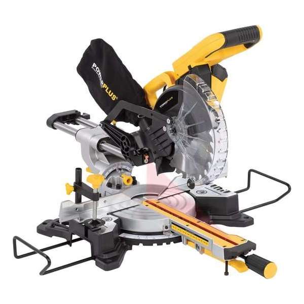 Powerplus POWX075720DB Afkort- Verstekzaag – 1600 W - Ø210mm – Telescopisch uittrekbaar - Kap- en dubbele verstekfunctie Powerplus POWX075720DB Afkort- Verstekzaag – 1600 W - Ø210mm – Telescopisch uittrekbaar - Kap- en dubbele verstekfunctie
