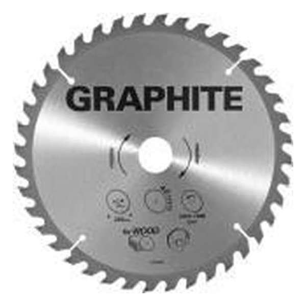 GRAPHITE Cirkelzaagblad 130 mm, 18 tands, Hout