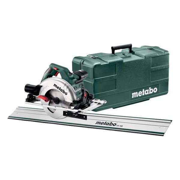Metabo KS 55 FS Cirkelzaag en geleiderail (1600mm) in koffer - 1200W - 160mm Metabo KS 55 FS Cirkelzaag en geleiderail (1600mm) in koffer - 1200W - 160mm