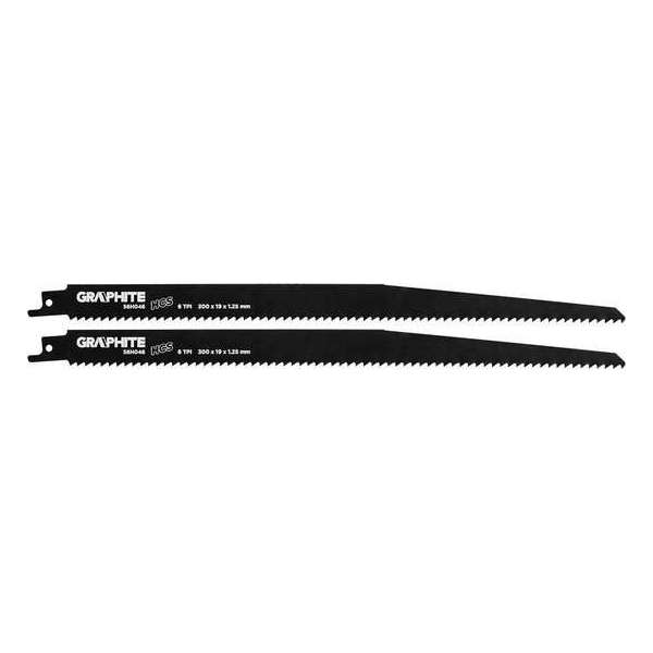 Recipro Zaagblad 300 x 19 x 1,25 mm 6 TPI , 2 stuks Recipro Zaagblad 300 x 19 x 1,25 mm 6 TPI , 2 stuks