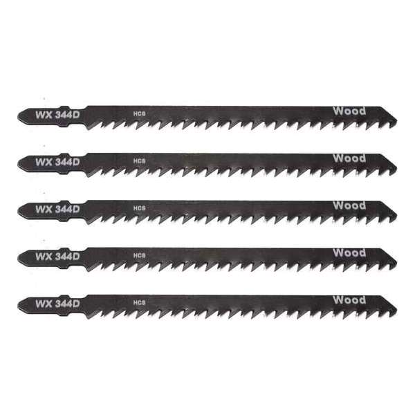 Wovar Decoupeerzaagbladen Hout Grof extra lang 344D - Pak 5 Stuks Wovar Decoupeerzaagbladen Hout Grof extra lang 344D - Pak 5 Stuks