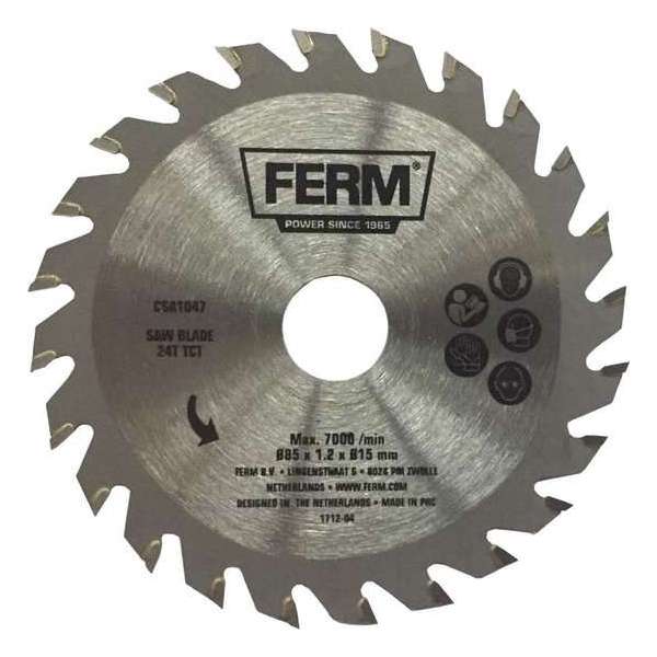 FERM Precisie Zaagblad 24T - CSA1047 FERM Precisie Zaagblad 24T - CSA1047