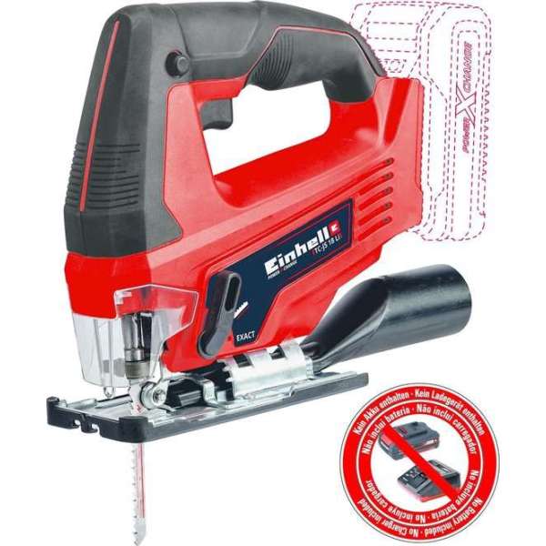 Einhell TC-JS 18 Li Solo 18V Li-Ion accu Decoupeerzaag body - D-greep Einhell TC-JS 18 Li Solo 18V Li-Ion accu Decoupeerzaag body - D-greep