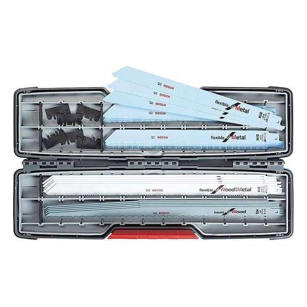 Bosch 2607010996 20-delige Reciprozaagblad ToughBox set - 130mm Bosch 2607010996 20-delige Reciprozaagblad ToughBox set - 130mm