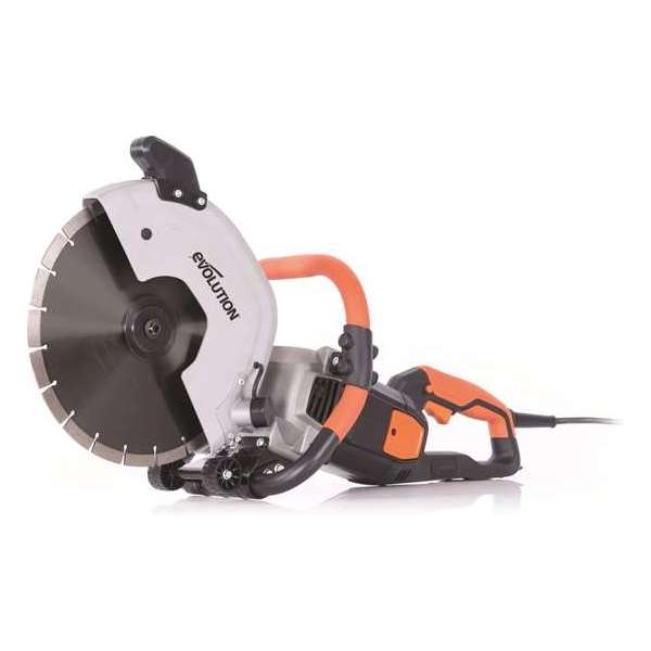 EVOLUTION - Evolution elektrische doorslijpmachine met zaagblad - DIA 300 MM - 2400W - 9.7KG EVOLUTION - Evolution elektrische doorslijpmachine met zaagblad - DIA 300 MM - 2400W - 9.7KG