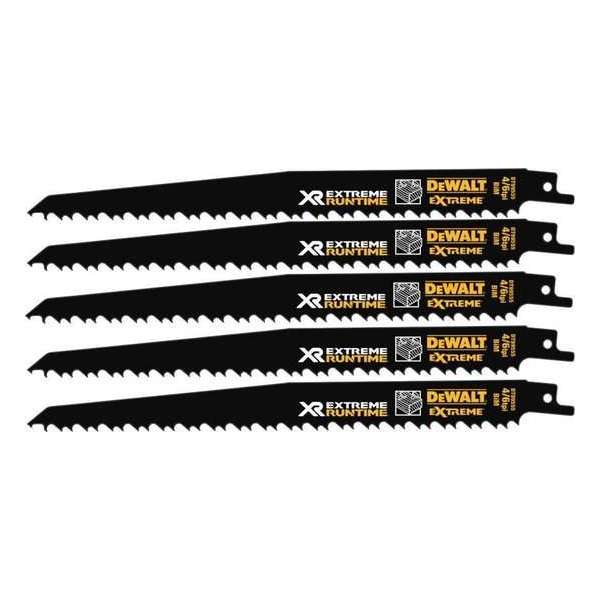 DeWalt DT99555 Reciprozaagblad - 230mm - Hout met spijkers (5st) DeWalt DT99555 Reciprozaagblad - 230mm - Hout met spijkers (5st)